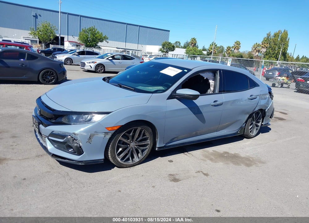 2020 HONDA CIVIC SPORT VIN: SHHFK7G42LU215146