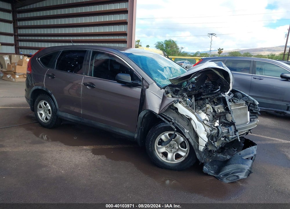 2013 HONDA CR-V LX VIN: 3CZRM3H30DG705050