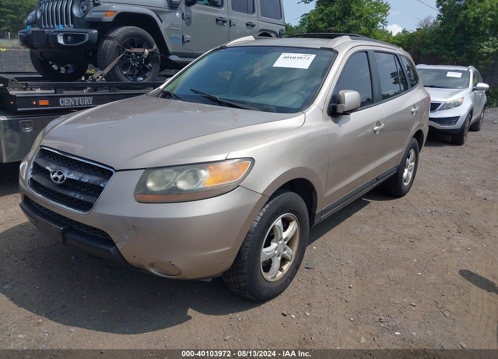 2007 HYUNDAI SANTA FE GLS VIN: 5NMSG13D87H095894