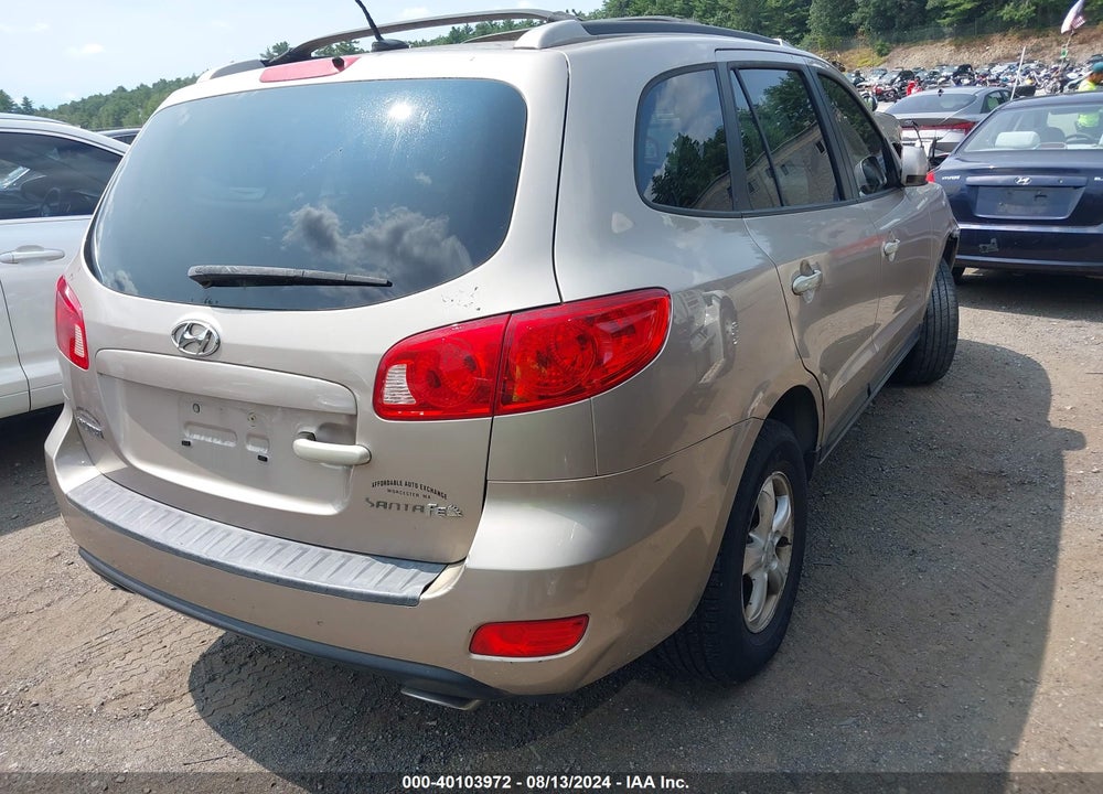 2007 HYUNDAI SANTA FE GLS VIN: 5NMSG13D87H095894