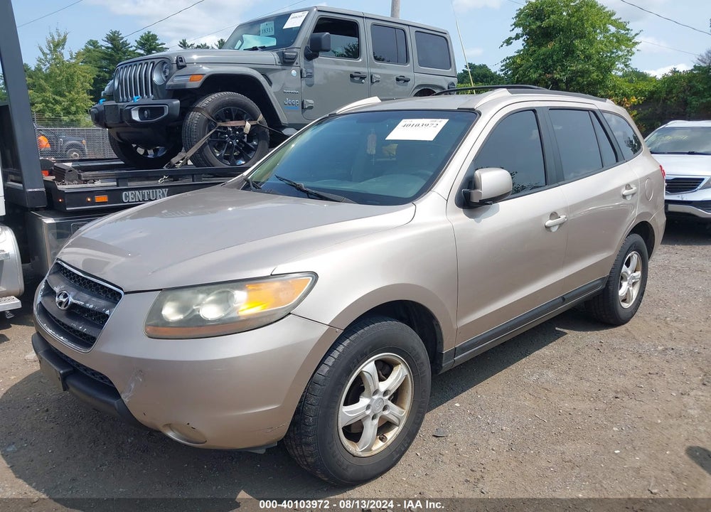 2007 HYUNDAI SANTA FE GLS VIN: 5NMSG13D87H095894