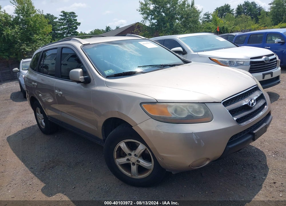 2007 HYUNDAI SANTA FE GLS VIN: 5NMSG13D87H095894