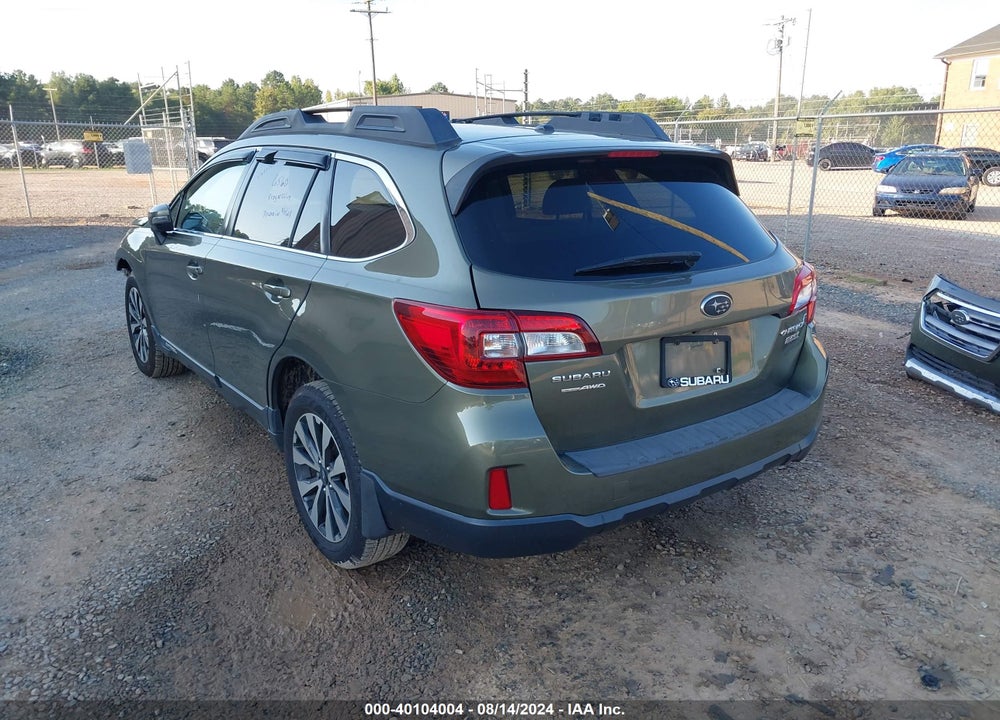 2015 SUBARU OUTBACK 2.5I LIMITED VIN: 4S4BSANC1F3311113