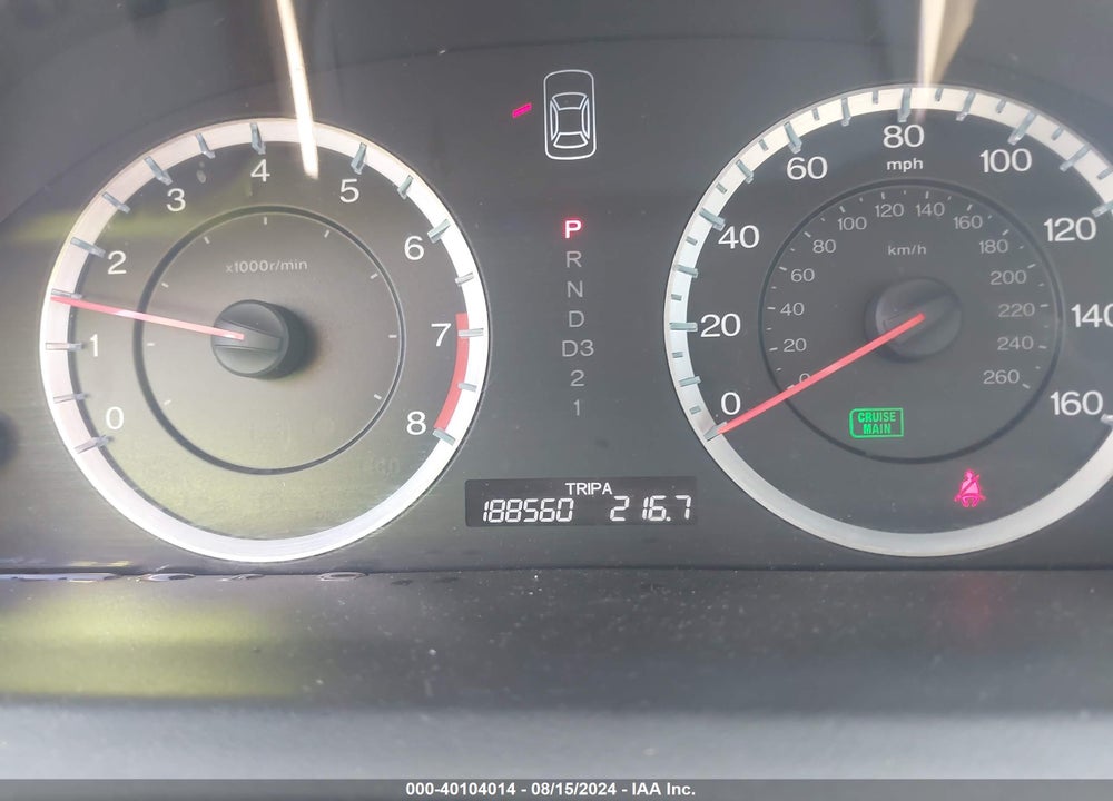 2012 HONDA ACCORD 2.4 SE VIN: 1HGCP2F64CA138690