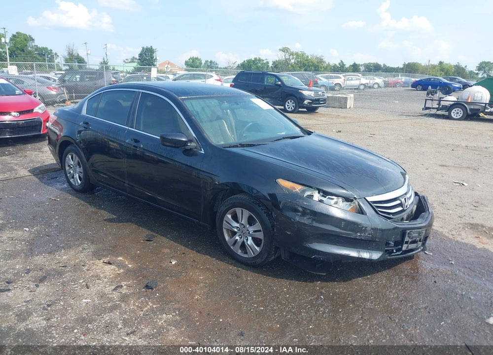 2012 HONDA ACCORD 2.4 SE VIN: 1HGCP2F64CA138690