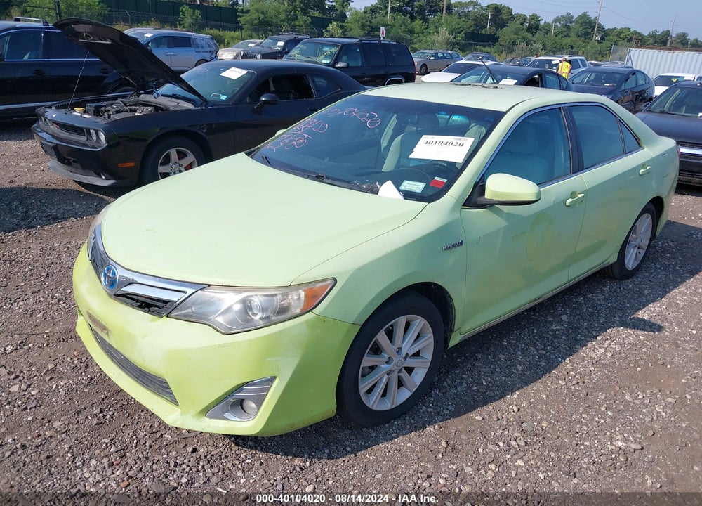 2012 TOYOTA CAMRY HYBRID XLE VIN: 4T1BD1FK1CU046392