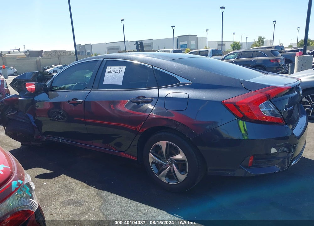 2019 HONDA CIVIC LX VIN: 2HGFC2F63KH503613