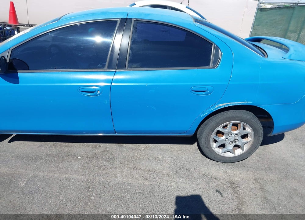 2002 DODGE NEON SXT VIN: 1B3ES56C12D657112