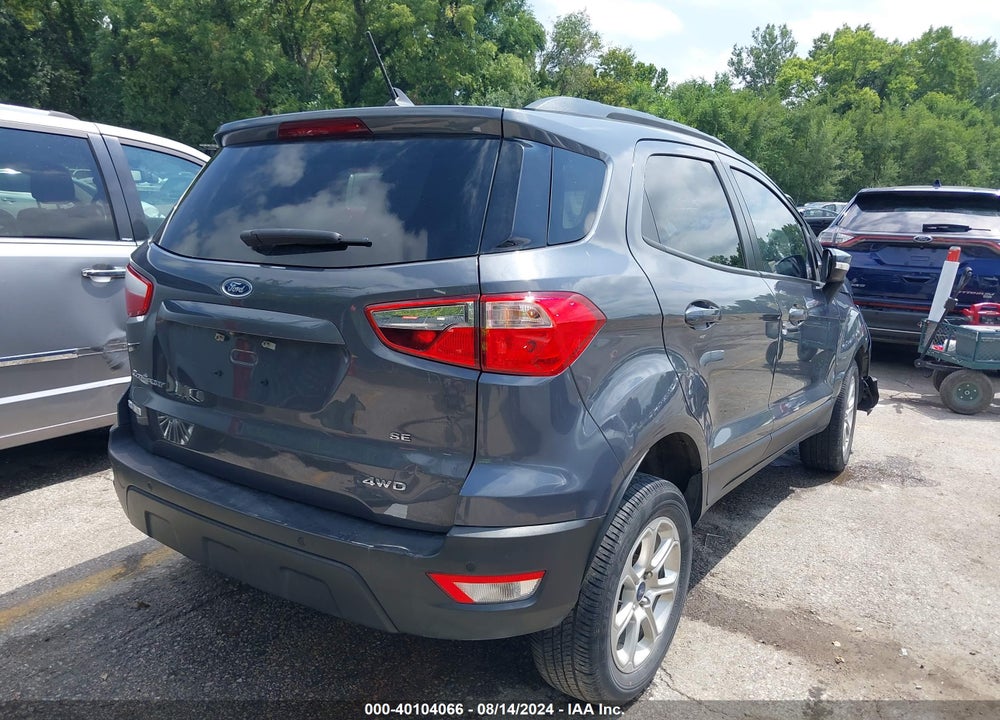 2022 FORD ECOSPORT SE VIN: MAJ6S3GL3NC474459