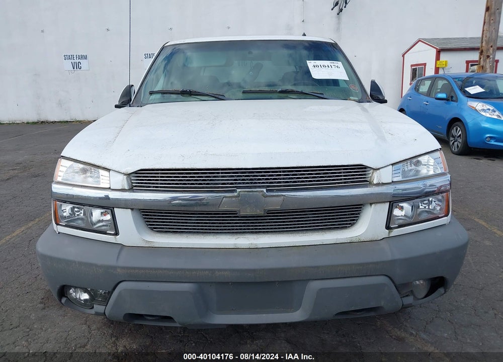 2002 CHEVROLET AVALANCHE 1500 VIN: 3GNEK13TX2G189354
