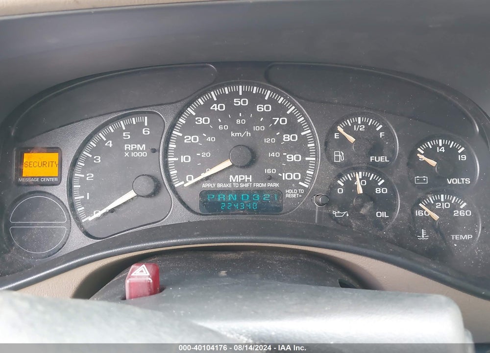 2002 CHEVROLET AVALANCHE 1500 VIN: 3GNEK13TX2G189354