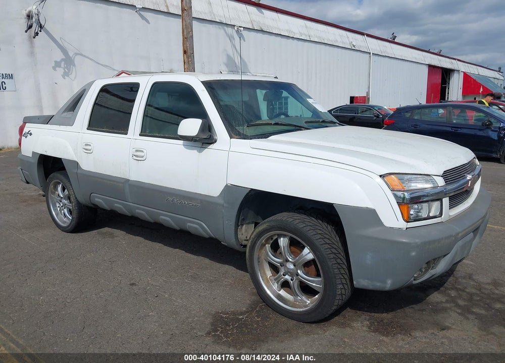 2002 CHEVROLET AVALANCHE 1500 VIN: 3GNEK13TX2G189354