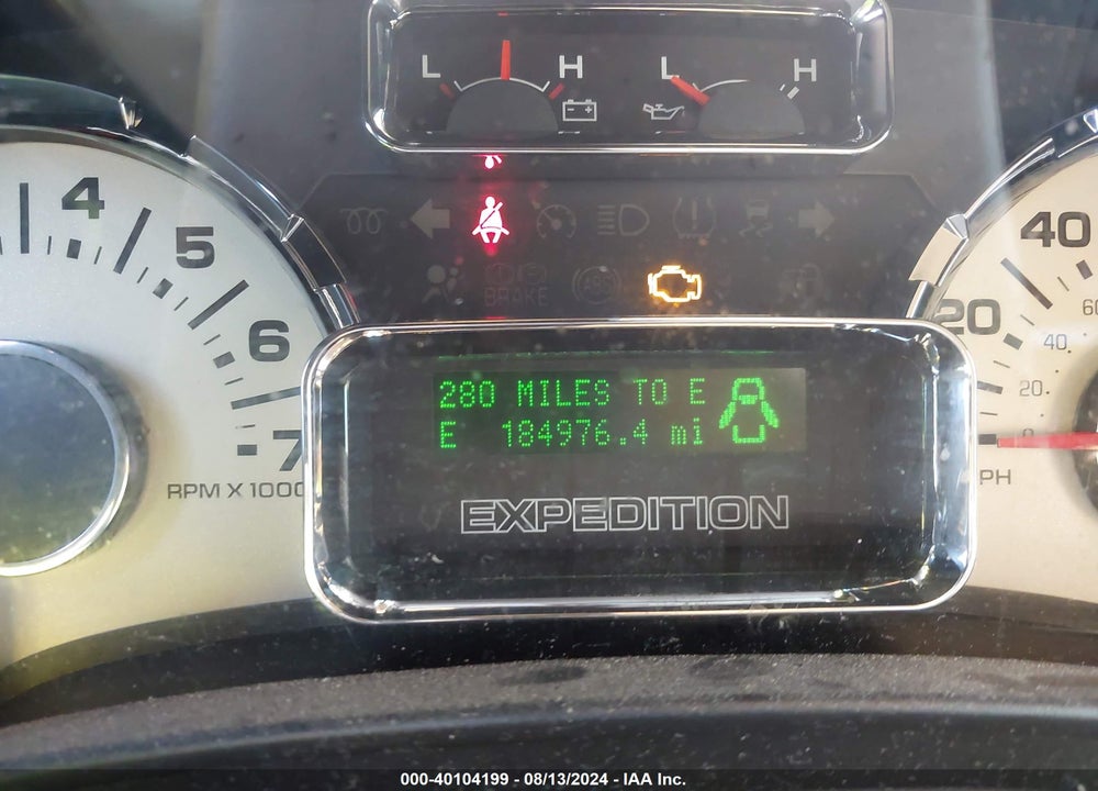 2010 FORD EXPEDITION EDDIE BAUER VIN: 1FMJU1H51AEA07201