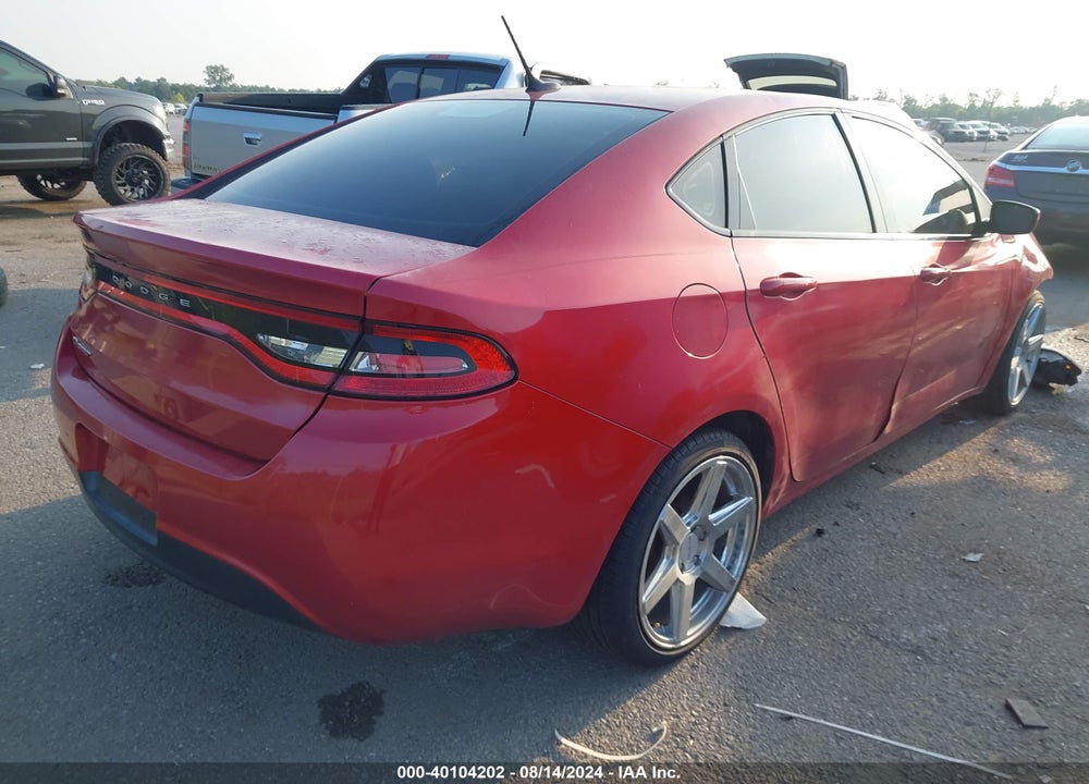 2014 DODGE DART SE VIN: 1C3CDFAA9ED767698