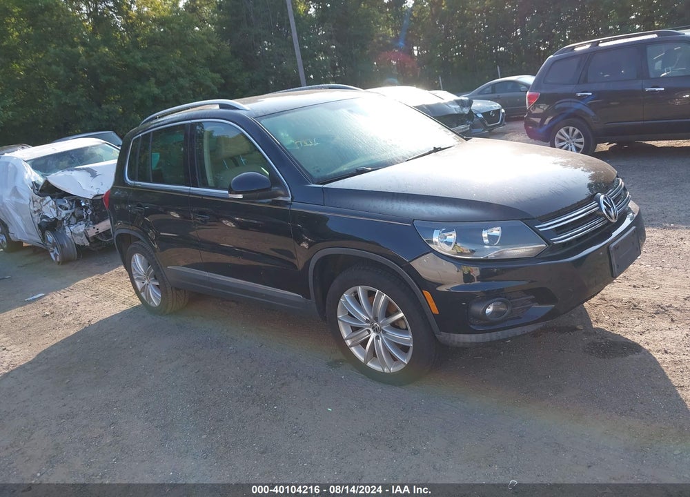 2012 VOLKSWAGEN TIGUAN SE VIN: WVGAV7AX4CW530043