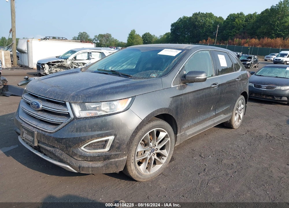 2017 FORD EDGE TITANIUM VIN: 2FMPK4K83HBC52981