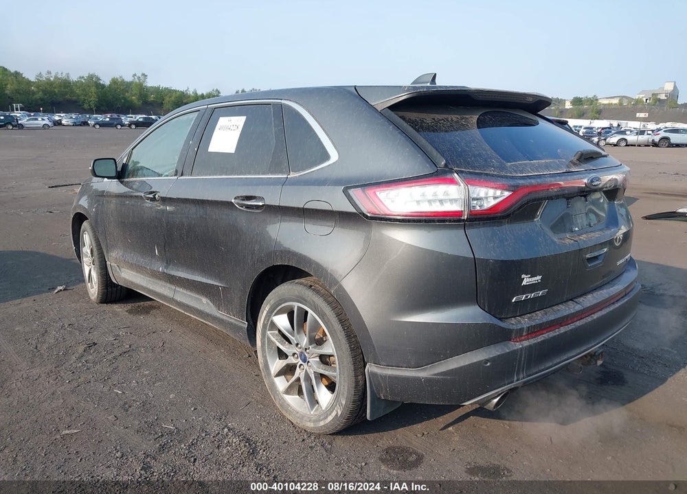 2017 FORD EDGE TITANIUM VIN: 2FMPK4K83HBC52981