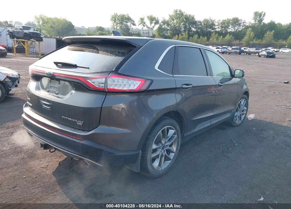 2017 FORD EDGE TITANIUM VIN: 2FMPK4K83HBC52981