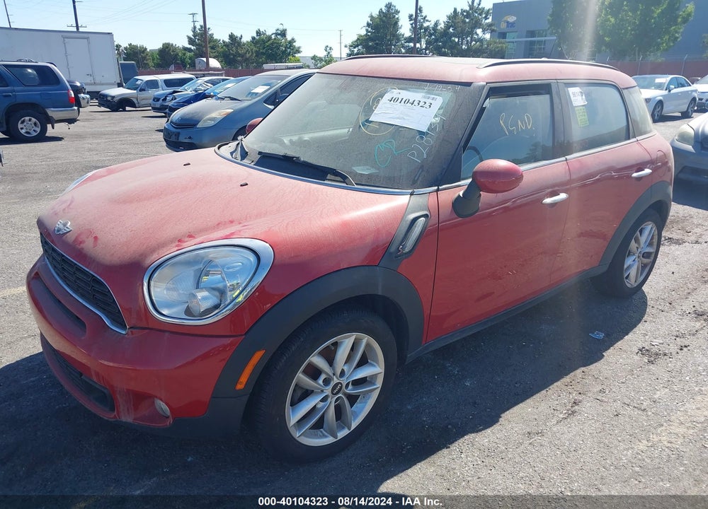 2014 MINI COUNTRYMAN COOPER S VIN: WMWZC3C59EWP28134