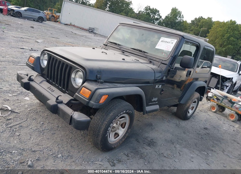 2004 JEEP WRANGLER X VIN: 1J4FA39S44P790956