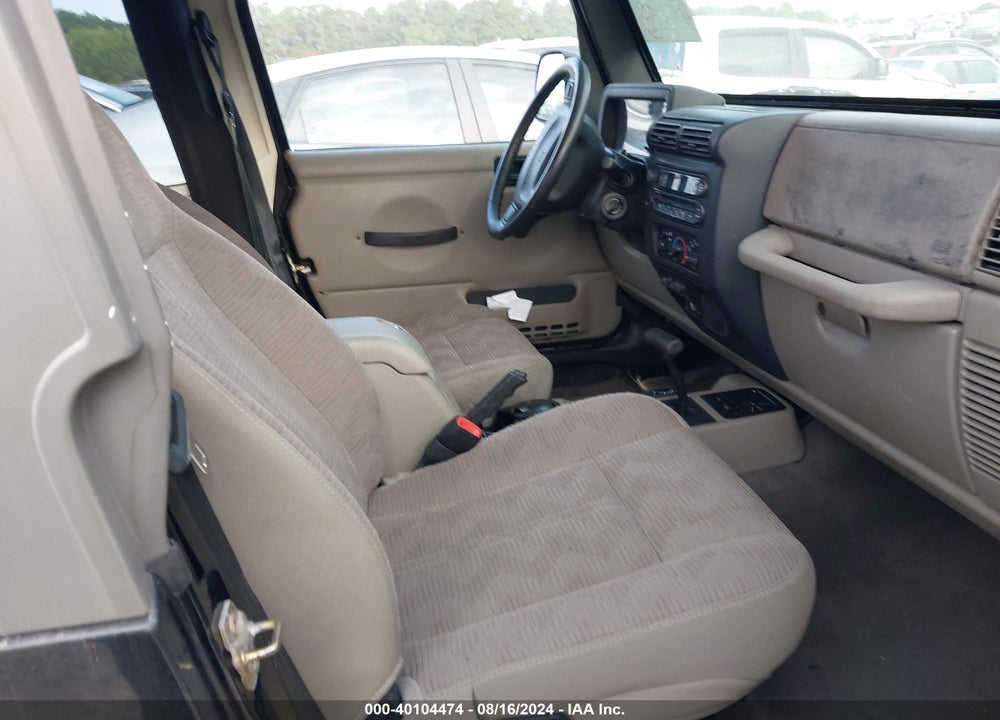 2004 JEEP WRANGLER X VIN: 1J4FA39S44P790956
