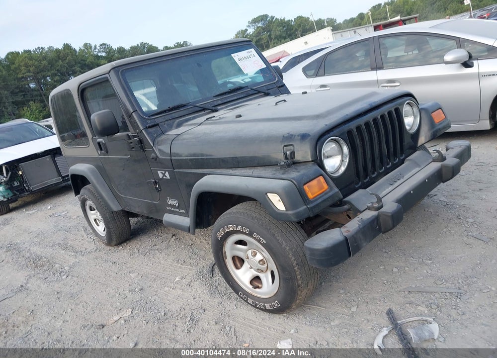 2004 JEEP WRANGLER X VIN: 1J4FA39S44P790956