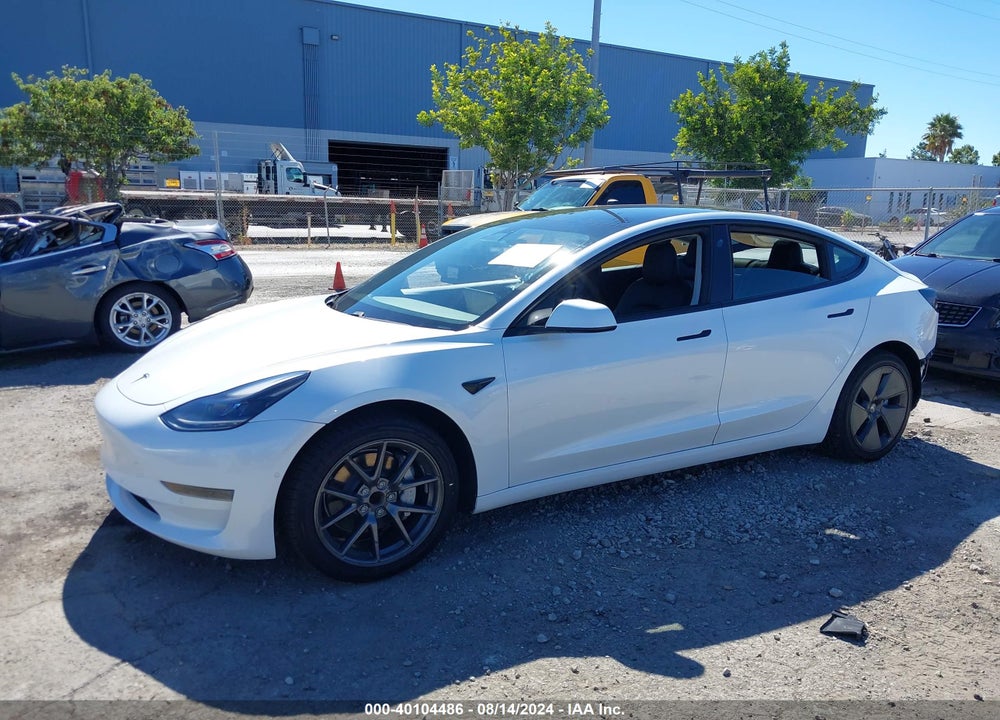 2021 TESLA MODEL 3 STANDARD RANGE PLUS REAR-WHEEL DRIVE VIN: 5YJ3E1EA9MF939581