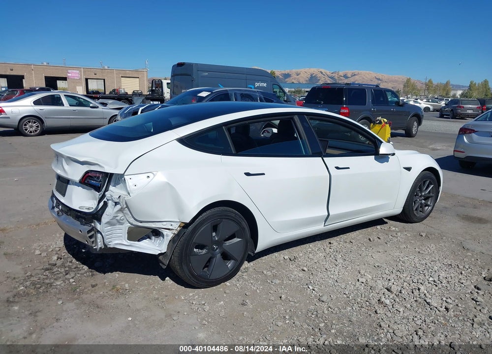 2021 TESLA MODEL 3 STANDARD RANGE PLUS REAR-WHEEL DRIVE VIN: 5YJ3E1EA9MF939581