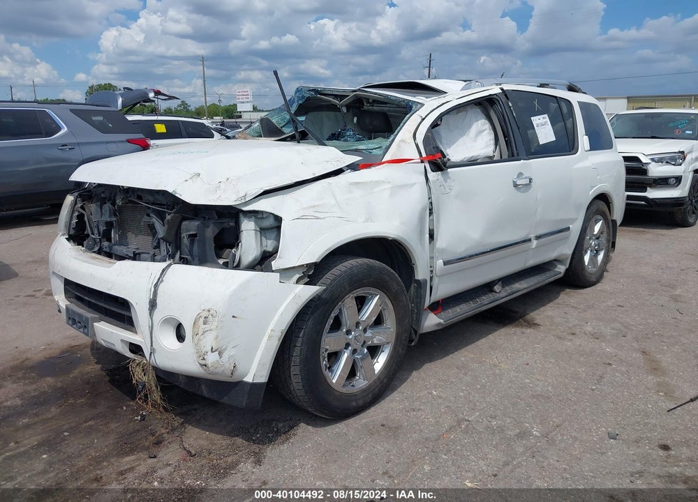 2010 NISSAN ARMADA PLATINUM VIN: 5N1BA0ND1AN609194