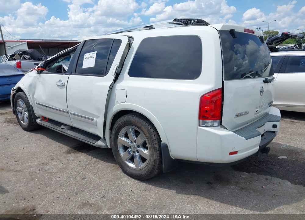 2010 NISSAN ARMADA PLATINUM VIN: 5N1BA0ND1AN609194