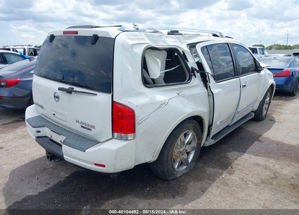 2010 NISSAN ARMADA PLATINUM VIN: 5N1BA0ND1AN609194