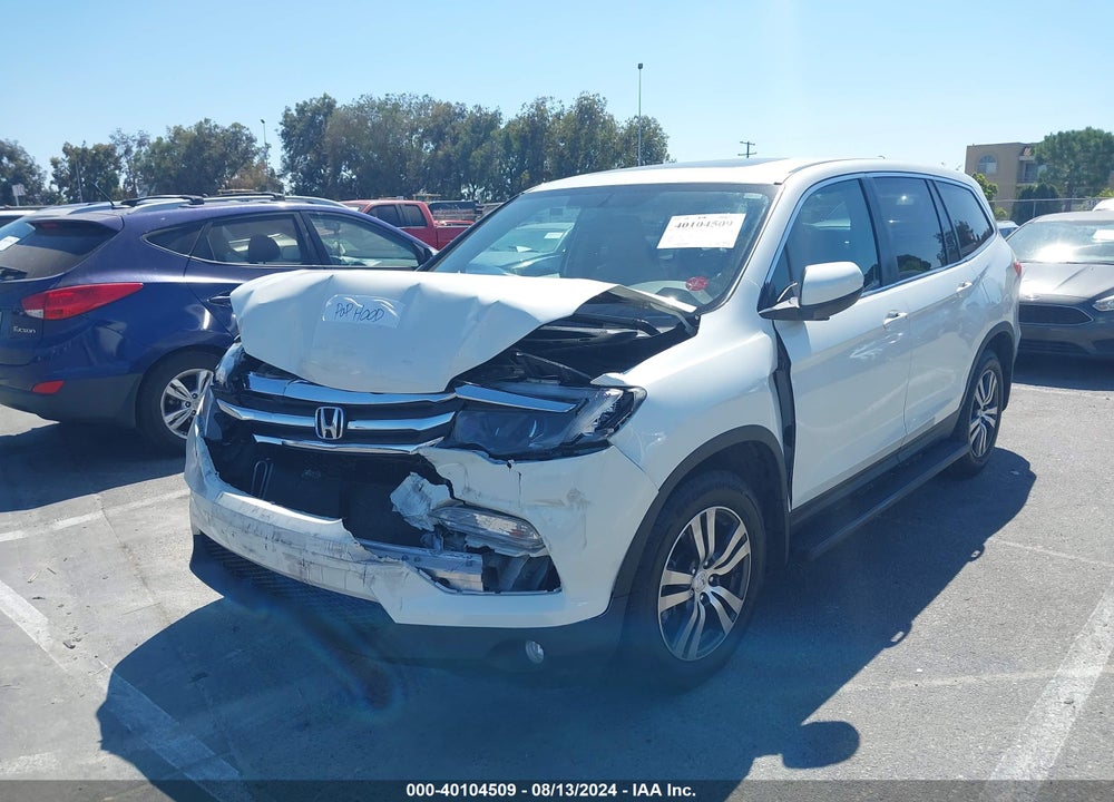 2017 HONDA PILOT EX-L VIN: 5FNYF5H59HB002325