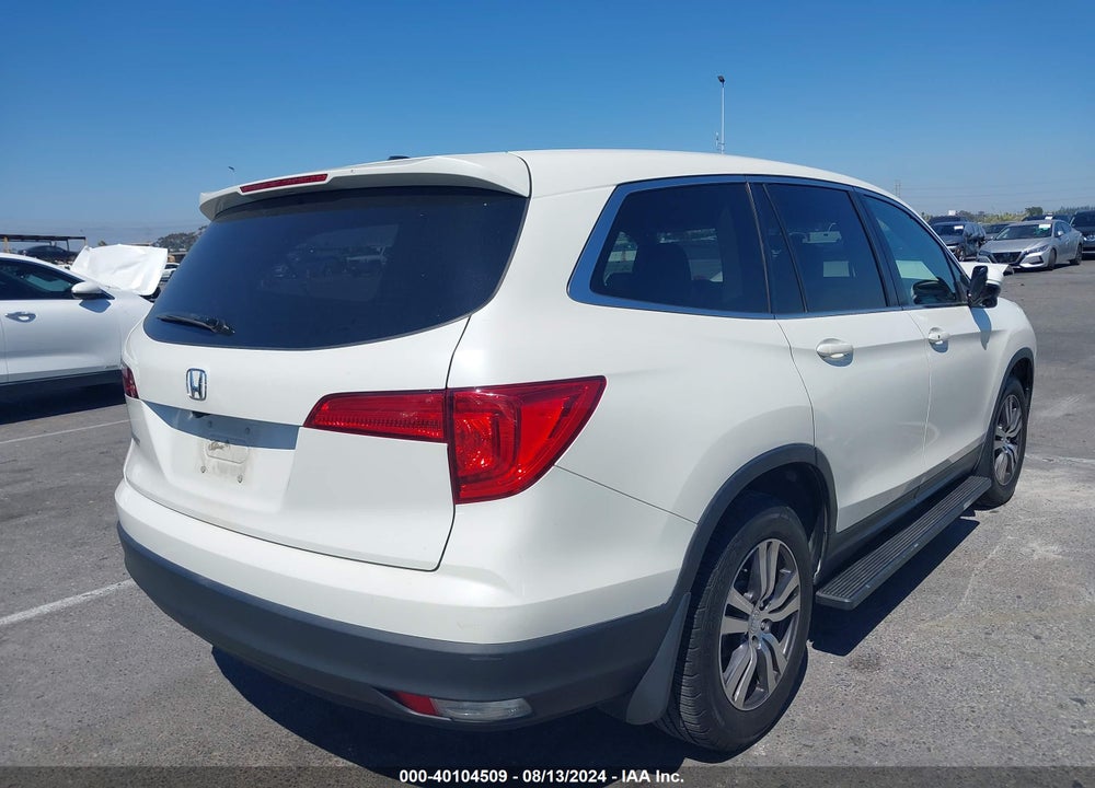 2017 HONDA PILOT EX-L VIN: 5FNYF5H59HB002325