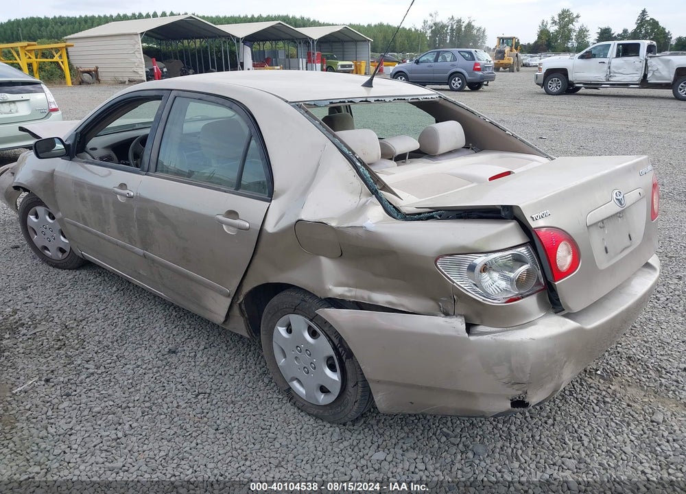 2006 TOYOTA COROLLA LE VIN: 1NXBR32E96Z595243