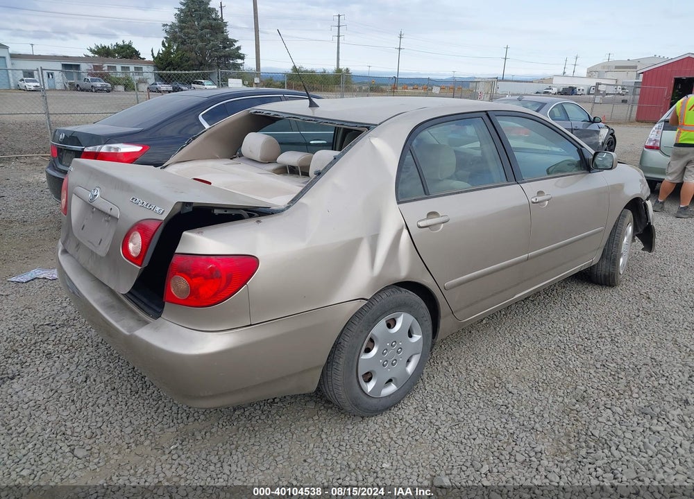 2006 TOYOTA COROLLA LE VIN: 1NXBR32E96Z595243