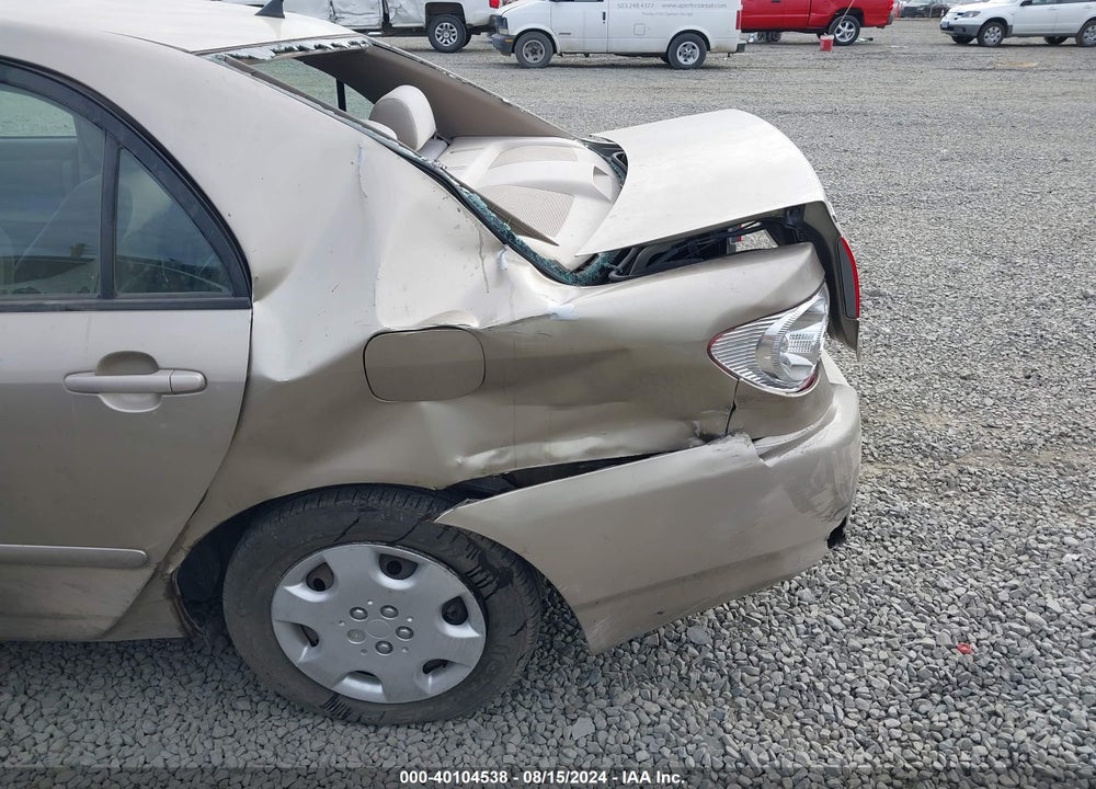 2006 TOYOTA COROLLA LE VIN: 1NXBR32E96Z595243