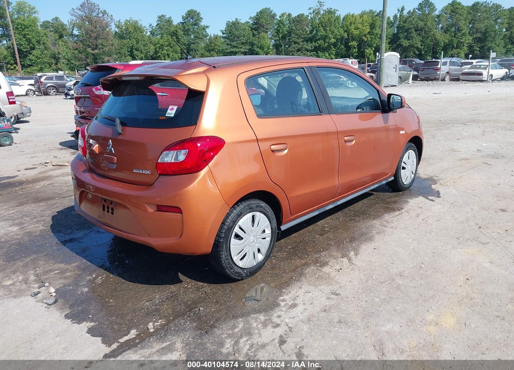 2019 MITSUBISHI MIRAGE RF VIN: ML32A3HJ7KH003974