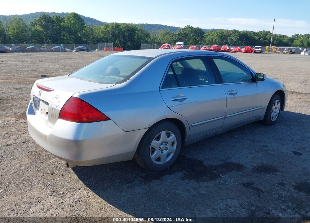 2006 HONDA ACCORD 2.4 LX VIN: 1HGCM56486A062601