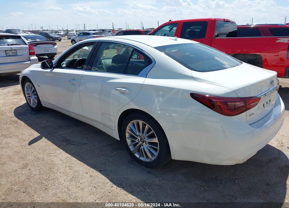 2020 INFINITI Q50 LUXE AWD VIN: JN1EV7AR1LM255849