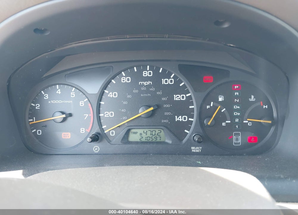2002 HONDA ACCORD 3.0 EX VIN: 1HGCG16572A010492