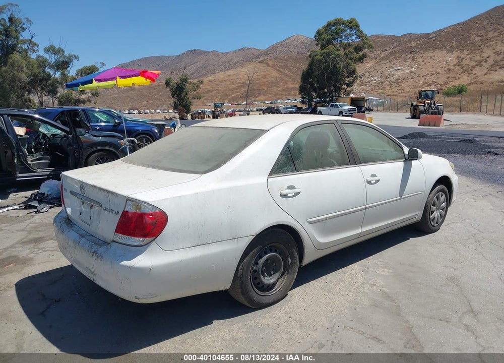 2005 TOYOTA CAMRY LE VIN: 4T1BE32K35U013749