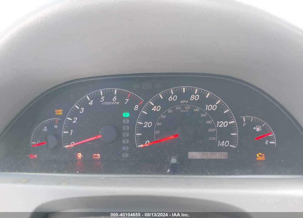 2005 TOYOTA CAMRY LE VIN: 4T1BE32K35U013749