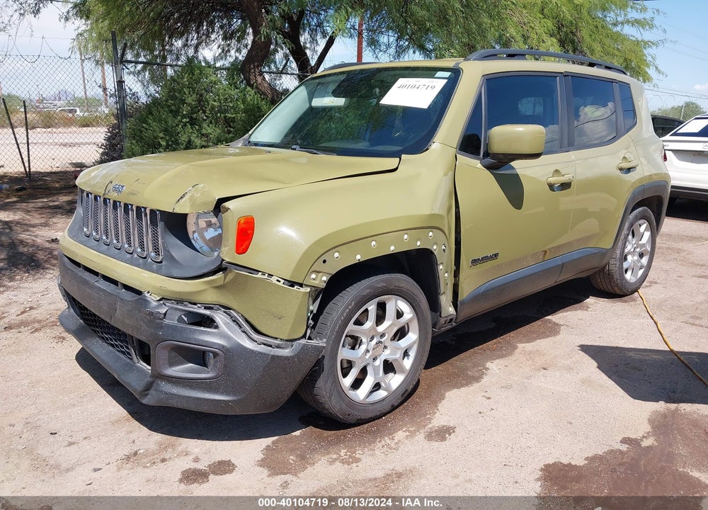 2015 JEEP RENEGADE LATITUDE VIN: ZACCJABT0FPB84737