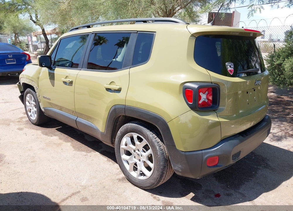 2015 JEEP RENEGADE LATITUDE VIN: ZACCJABT0FPB84737