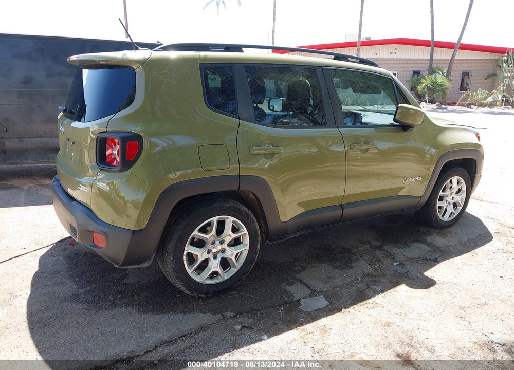 2015 JEEP RENEGADE LATITUDE VIN: ZACCJABT0FPB84737