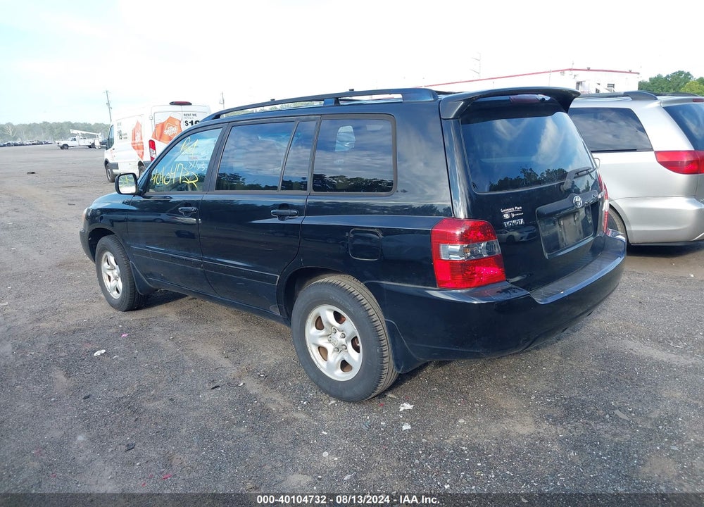 2007 TOYOTA HIGHLANDER VIN: JTEGD21A470169580