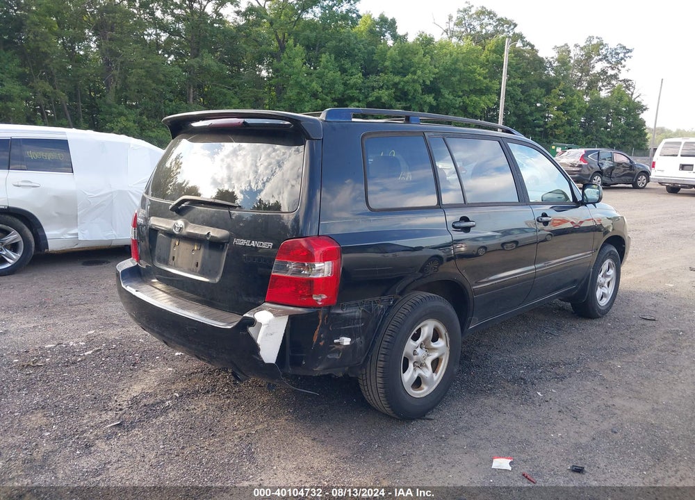 2007 TOYOTA HIGHLANDER VIN: JTEGD21A470169580