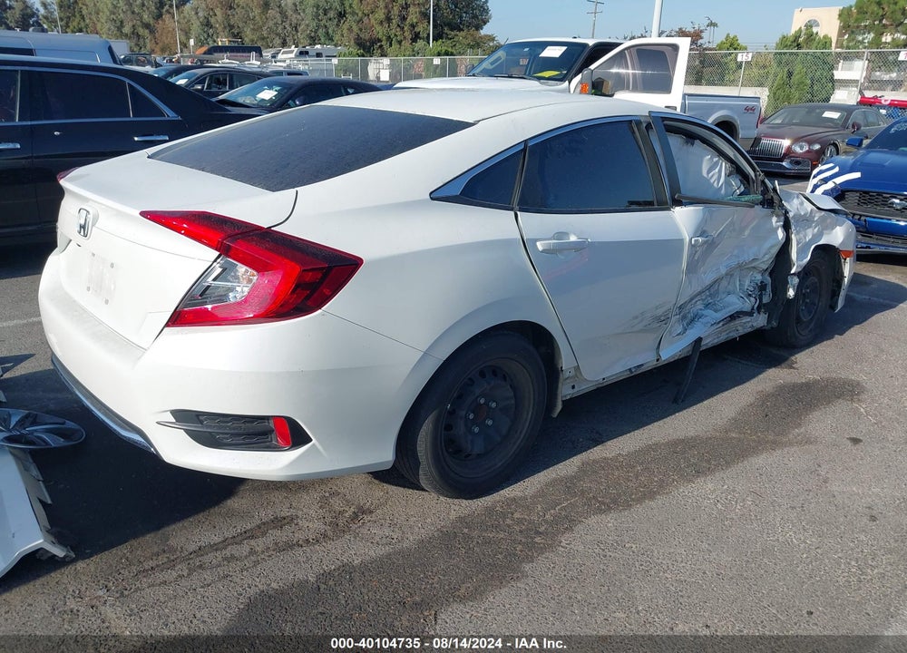 2020 HONDA CIVIC LX VIN: 2HGFC2F6XLH517512