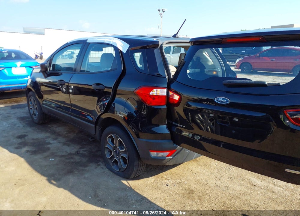 2018 FORD ECOSPORT S VIN: MAJ3P1RE8JC226578