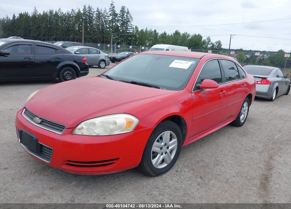 2010 CHEVROLET IMPALA LS VIN: 2G1WA5EK2A1195967